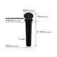 thumbnail image 2 of 6pcs Folk Guitar String Posts Embedded Abalone Point String Nails + Nailer, 2 of 4