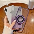thumbnail image 3 of Magnetic Case for Samsung Galaxy S24 Plus Case Glitter Sparkle with Kickstand Phone Case Slim Shiny Luxury Plating Shockproof Protective Women Girls Case for Samsung Galaxy S24 Plus Black YD, 3 of 11