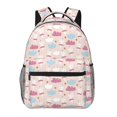 thumbnail image 1 of Fotbe Poodle In Ballet Skirts Dancing Mochila Casual con Estampado para Escuela, Viajes y Actividades al Aire Libre - Duradera, Ligera y Cómoda, 1 of 5