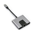 thumbnail image 2 of USB C to Ethernet Adapter Network Converter Plug & Play Type-C High Speed 100Mbps Ethernet Adapter USB C to 3.5Mm Audio Converter PC Fast Charging Expansion Base for Smart Phone Computer, 2 of 9