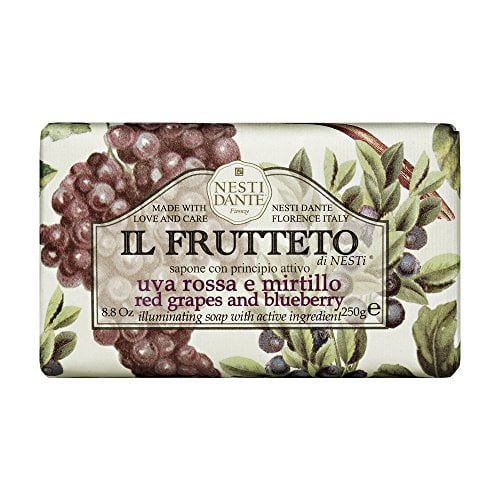 Nesti Dante Nesti Dante il frutteto Savon Illuminant - Raisins Rouges et Bleuets 8.8oz 8.8 Onces