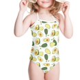 thumbnail image 3 of FOR U DESIGNS Breathable One Piece Halter Swimsuit Juniors Avocado Teen Kids Summer Beach Sport Swim Clothing Quick Dry Girls Backless Swimwear Size 9-10, 3 of 6