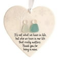 thumbnail image 2 of Heart-Shaped Sea Glass Friendship Decor,Friendship Heart Ornament,Decorated with Inspirational Quotes, a Meaningful Gift for Friends, Home Decor (3), 2 of 5