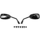 Krator Universel Noir Miroirs de Moto Compatible avec Yamaha V-Star V Star XVS 1100 Custom – image 3 sur 4