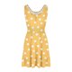 thumbnail image 5 of mfyjkho Vestidos de verano para mujer, Vestido mini plisado sin mangas con cuello redondo y estampado de colores para mujer Vestidos de fiesta para mujer s, 5 of 5