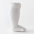 thumbnail image 2 of SUNSIOM Baby Socks for Girls Solid Color Anti-Skid Thigh-High Socks Over-The-Knee Socks Spring Summer Eyelet Thin Socks, 2 of 4