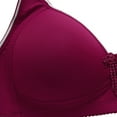 thumbnail image 5 of Dyegold Woman Bras Wireless Stretch Solid Wirefree Seamless Bras Plus Size Full Coverage Comfort Wireless Bralettes Casual Ladies Bra Everyday Wear Underwear Lift Sports Bra Bralette, 5 of 7