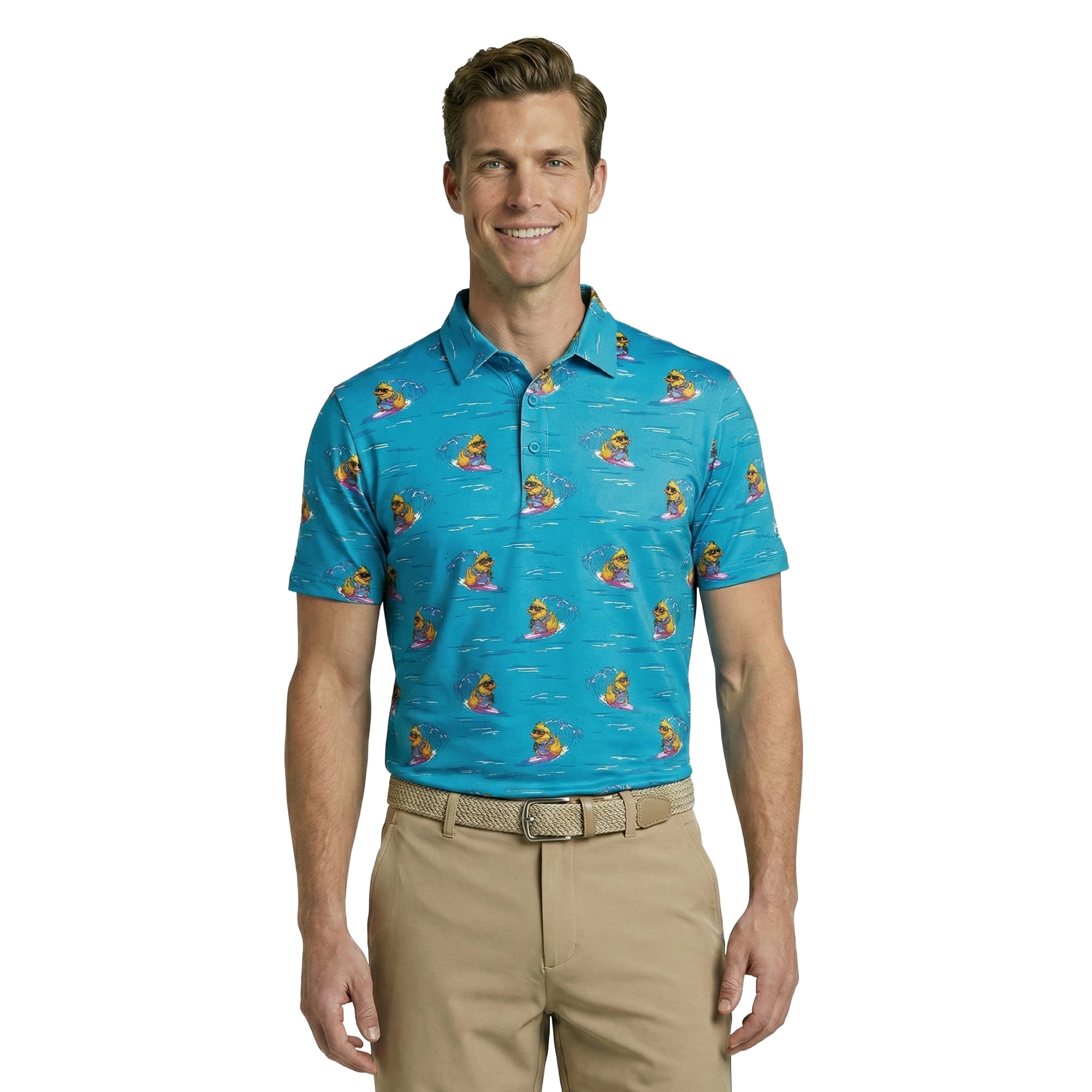 Birdie Bound Men' s & Big and Tall Golf Polo Shirts, Sizes XS-4XLT