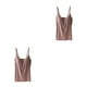 thumbnail image 3 of Camisola de Yoga Sonducket para mujer Chaleco deportivo fino Café L 2piezas, 3 of 6