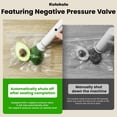 thumbnail image 2 of [2025 New Version] Kulukulu Vacuum Sealer Set, Portable Vacuum Sealer Machine for Food Storage and Sous Vide + 30 Reusable Vacuum Seal Bags(15 Medium, 2 of 7