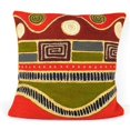 thumbnail image 1 of Handmade Geometric Wave Batik Cushion Cover, 1 of 1