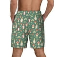 thumbnail image 4 of Uemuo Mushrooms Gnome Pattern Mens Swim Trunks Quick Dry Board Shorts with Mesh Lining, Stretch Beach Shorts Quick Dry No-Chafing Board Shorts-X-Large, 4 of 9