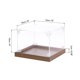 thumbnail image 2 of Caja de exhibición acrílica única de Bargains, caja de exhibición transparente de 6"x6"x4" para organizar almacenamiento a prueba de polvo para coleccionables y figuras de acción, 2 of 7