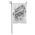 thumbnail image 1 of JSDART Sign Let It Snow Christmas Retro Hand Lettering and Winter Garden Flag Decorative Flag House Banner 28x40 inch, 1 of 2
