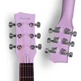 thumbnail image 2 of Enya NOVA Go SP1 Carbon Fiber Acoustic Electric Guitar with Smart AcousticPlus 35 Inch Travel Acustica Guitarra Starter Bundle Kit of Gig Bag, Strap, Strings, Charging Cable, Instrument Cable(Purple), 2 of 5