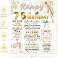 thumbnail image 5 of 50th Birthday Gifts for Women, Gifts for 50th Birthday for Women, 50 Year Old Gifts for Women, Happy 50th Birthday Decorations, 1973 Birthday Gifts for Women Turning 50 and Fabulous Blanket 50" X 60", 5 of 5