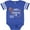 Football Blue and White, variant on Worth Fighting for Leukemia Awareness Orange Heart Boys or Girls Baby Bodysuit