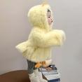 thumbnail image 5 of WOYY Toddler Girls Chick Jacket Fuzzy Warm Hooded Winter Coat Outerwear, Sizes 3-4T, 5 of 7