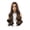 Multi-colored, variant on Orange Medium-Parted Long Curly Wig for Women - High Temperature Fiber, Perfect for Daily Wear and COSPLAY