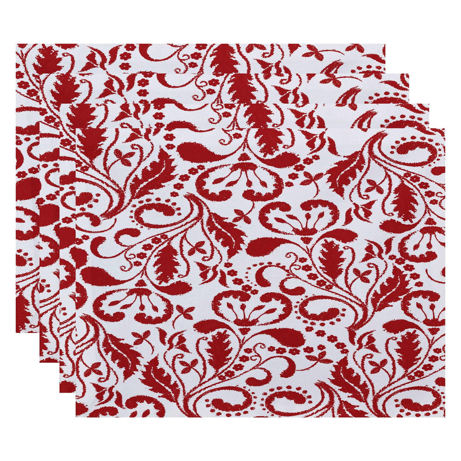 Simply Daisy 18" x 14" Aurora Floral Print Placemat (Set of 4)