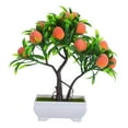 thumbnail image 6 of NICEXMAS Artificial Peach Tree Plant Decoration, Realistic Fake Tree for Home, Office, Party, 1 Piece, 6 of 8