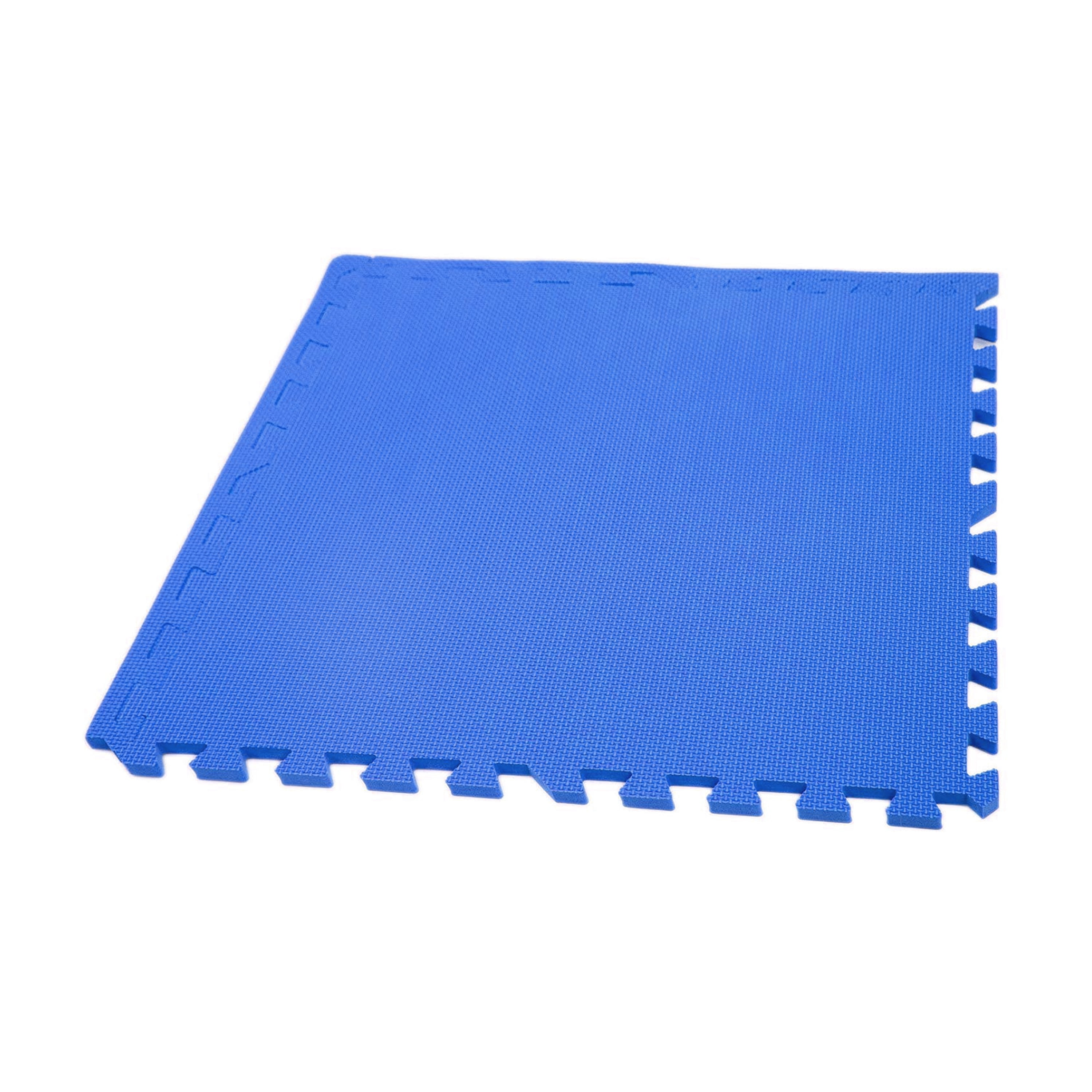 FlooringInc Eco Soft+ Interlocking Foam Flooring Mats with Removable Edges, 2'x2' Tiles, Blue, 78 pack, 312 sqft