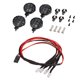 thumbnail image 2 of Portaequipajes de Techo 2 Luz LED Bnca con Cubierta para Oruga RC Part Fit D90 Baoblaze Luz LED para portaequipajes, 2 of 8