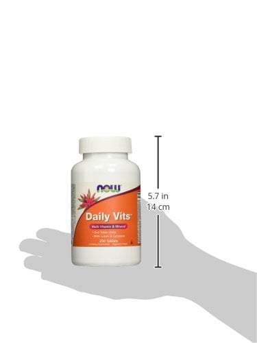 NOW Foods Daily Vits, Multi Vitamin & Mineral, 250 Tablets