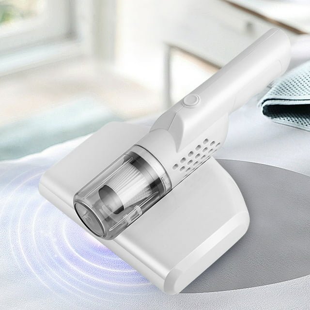 Fiudx Aspiradora de Cama, Tecnología de Doble Vibración de Alta Frecuencia, Limpieza Profunda de Colchones, Diseño Portátil Inalámbrico, Potente Succión de 3500 Pa, para Hogar y Coche, Tamaño 29,5 X