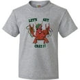 thumbnail image 3 of Inktastic Mardi Gras Let's Get Cray Crayfish with Beads Youth T-Shirt, 3 of 5