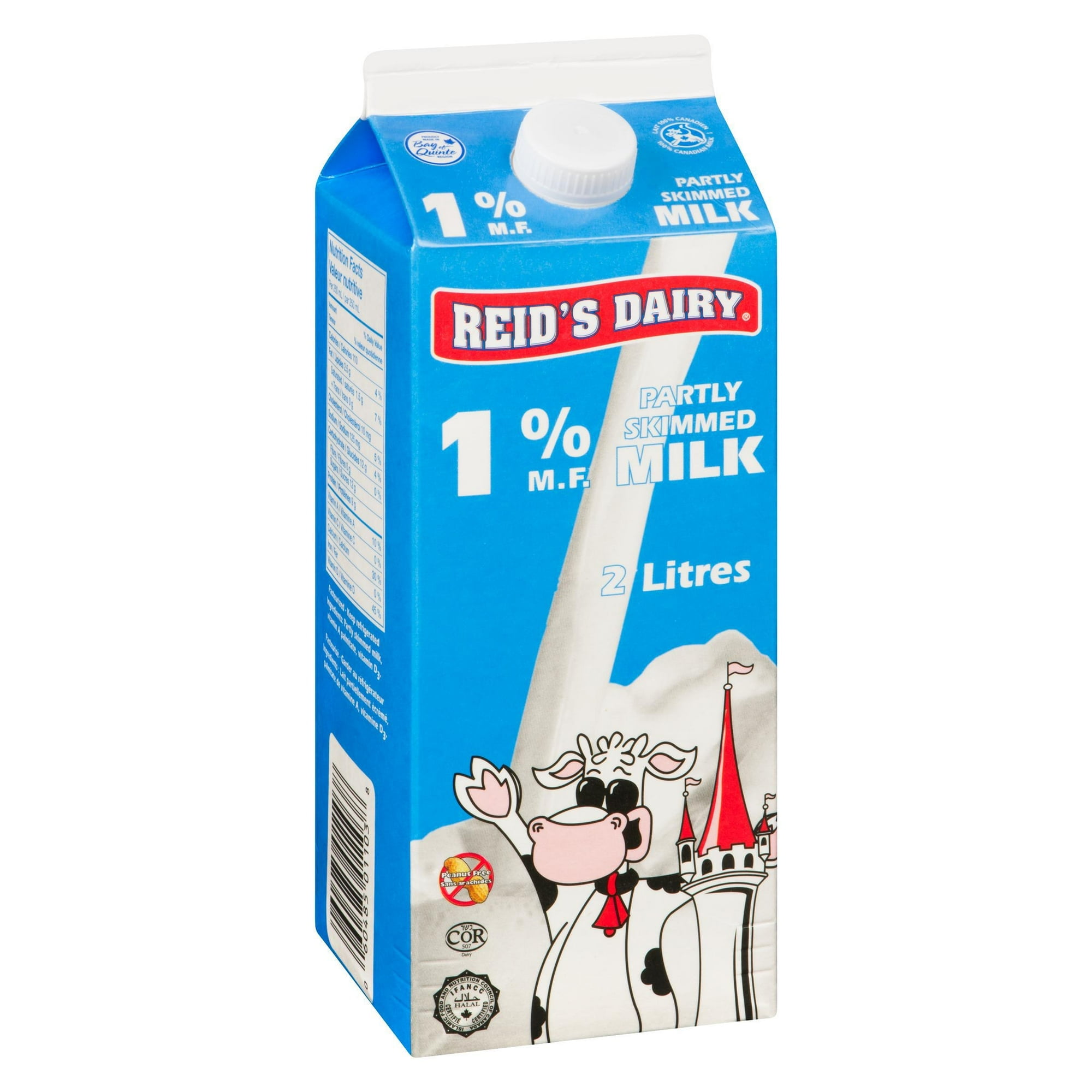 Reid's Dairy 1% M.F. Partly Skimmed Milk
