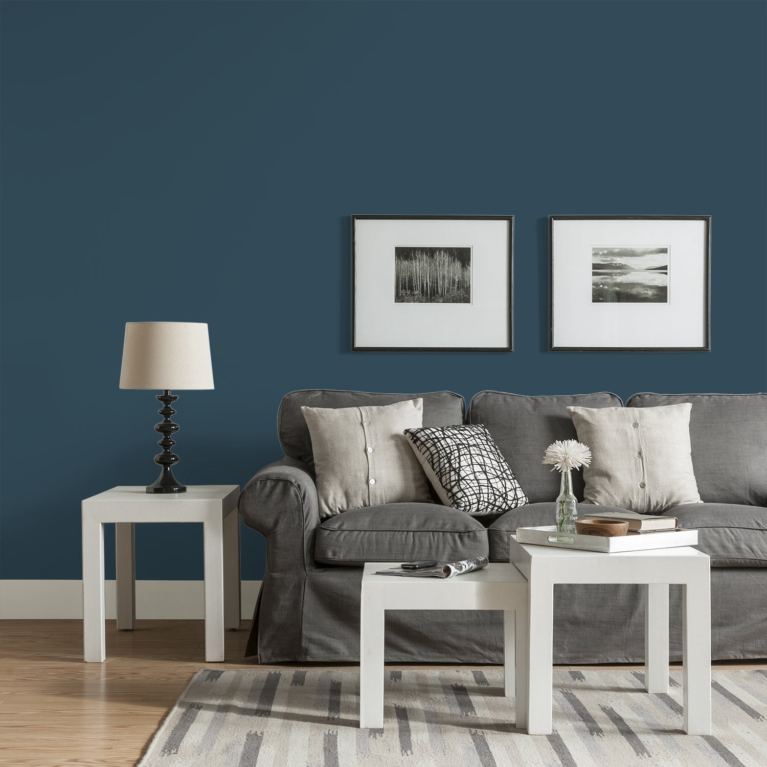 Glidden One Coat Interior Paint and Primer, Sailor's Coat / Blue, 1-Quart, Eggshell