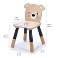 thumbnail image 2 of Tender Leaf Toys - Forest Table and Chairs Collections - Adorable Kids Size Art Play Game Table and Chairs - Made with Premium Materials and Craftsmanship for Children 3+ (Forest Bear Chair), 2 of 3