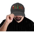 thumbnail image 3 of Baseball Cap for Women Men Embroidery Adjustable Washed Distressed Trucker Hat, 3 of 5