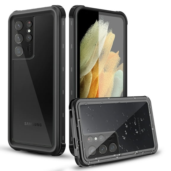 For Samsung Galaxy S21 Ultra 5G Waterproof Case Shockproof Heavy Duty Cover Built-in Screen Protector