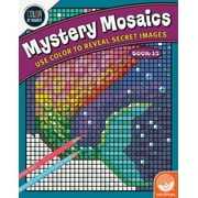 MindWare Color By Number Mystery Mosaics: Book 15 - Use Color to Reveal Secret Images - Ages 6+