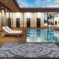 thumbnail image 3 of Beverly Rug Outdoor Rugs 6' x 9' Patio, Porch, Garden Blue, 3 of 8