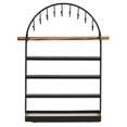 thumbnail image 1 of Black 5-Layer Arch Type Jewelry Display Ring Storage Box Earring Rack, 1 of 5