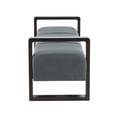 thumbnail image 5 of GDF Studio Caelum Modern Fabric Ottoman Bench, Grey, 5 of 6