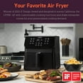 thumbnail image 4 of COSORI Pro II 5.8-Quart Smart Air Fryer, 12-in-1, Walmart Exclusive Bonus, Voice Control, Black, 4 of 11