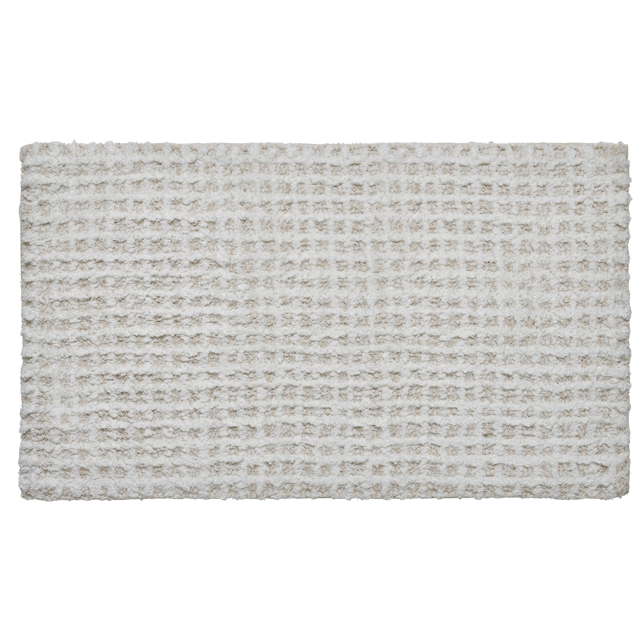 Weber Gray & Taupe Stripe Noodle 2-Piece Bath Rug Set