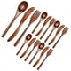 thumbnail image 3 of Juego de Cubiertos de Cuchillo de Tenedor de Cuchara de Madera de 30 Piezas, Juego de Utensilios de Cena de Madera, Juego de Cubiertos de Vajilla de Cocina de Madera, 3 of 5