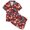 /c68Red113, variant on JCCXIN Toddler Baby Girls Sleepwear Lapel Short Sleeve Satin Set Ocean Themed Print Comfortable Casual Outfit Breathable Relaxed Leisure Homewear,Beige,2-3 Years