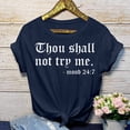 thumbnail image 2 of B91xZ T-Shirts d'Été à Manches Courtes pour Femmes Tunique Fluide Grande Taille Col Rond Blouse Tee, Marine TTG, 2 of 4