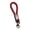 wine red, variant on Braided Rope Leather Car Keychain Leather & Metal Car Keys Rings Strong Automotive Accessory Suitable for Vehicle
