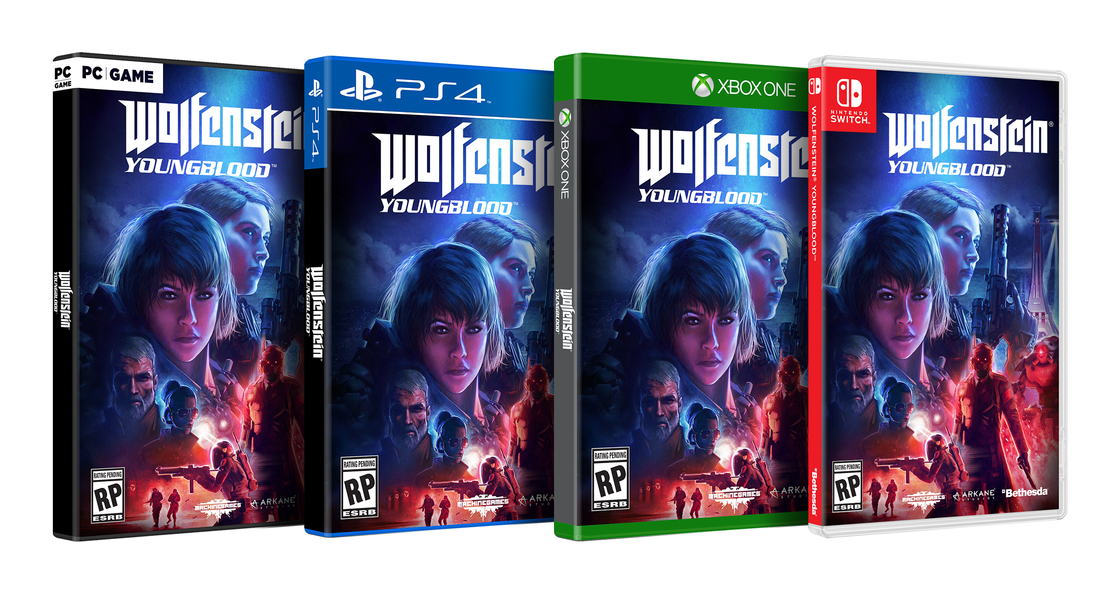 Wolfenstein Youngblood, Bethesda, Xbox One, 093155174023