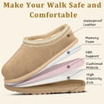 thumbnail image 2 of Pantuflas metricfalcon Botas Plataforma de Gamuza para Mujer Antideslizantes, 2 of 7
