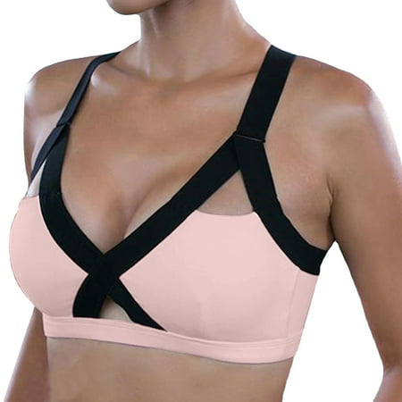 

Pedort Delimira Strapless Bras For Women Womens Secrets Underwire Full-Coverage Balconette T-Shirt Bra for Full Figures Pink XL