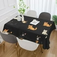 thumbnail image 2 of Yayeee Tablecloths for Rectangular Tables 60 x 120 inch Party Table Cover, Pixel Cat, 2 of 6
