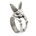 thumbnail image 2 of Vintage Chic conejo Animal nudillo anillos para mujeres niñas encanto gótico Punk Rana gato pulpo apertura dedo anillos joyería de moda Tan Jianjun unisex, 2 of 2